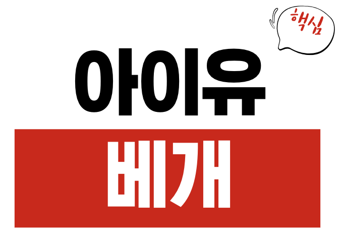 아이유 베개
