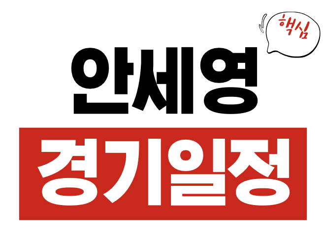 안세영 경기일정