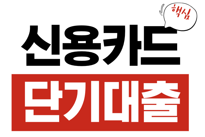 신용카드 단기대출