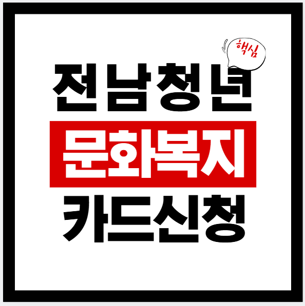2026 전남청년문화복지카드 사용처·가맹점 조회 방법 (승인거절 해결까지)